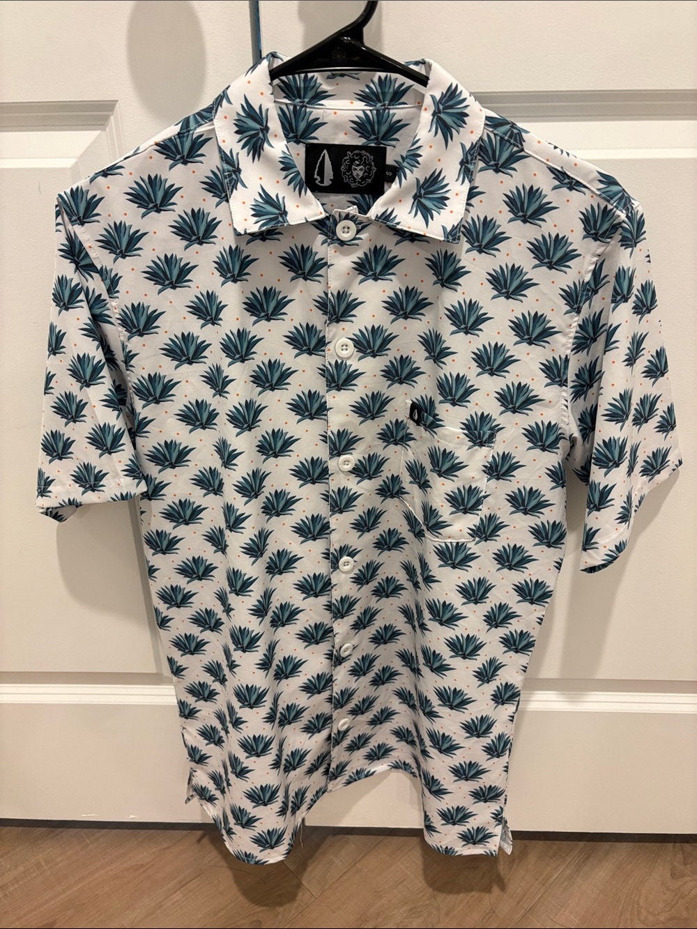 Men's Agave Mojito Short-Sleeve Button-Up Shirt